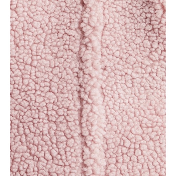 UGG Pink Purple Gertrude Long Teddy Coat NWT - Picture 10 of 12